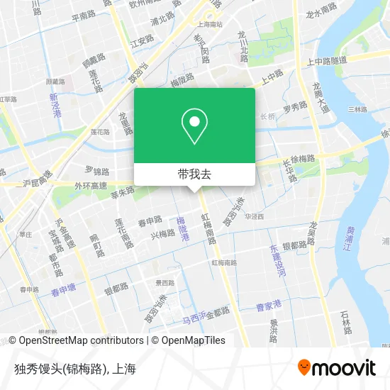 独秀馒头(锦梅路)地图