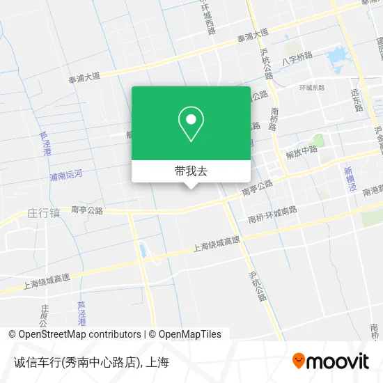 诚信车行(秀南中心路店)地图