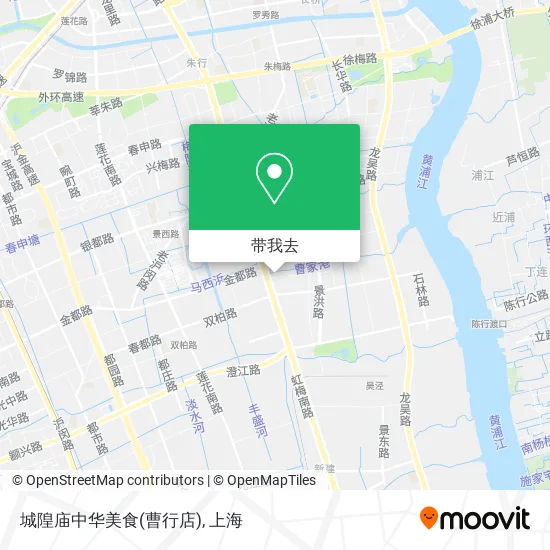 城隍庙中华美食(曹行店)地图