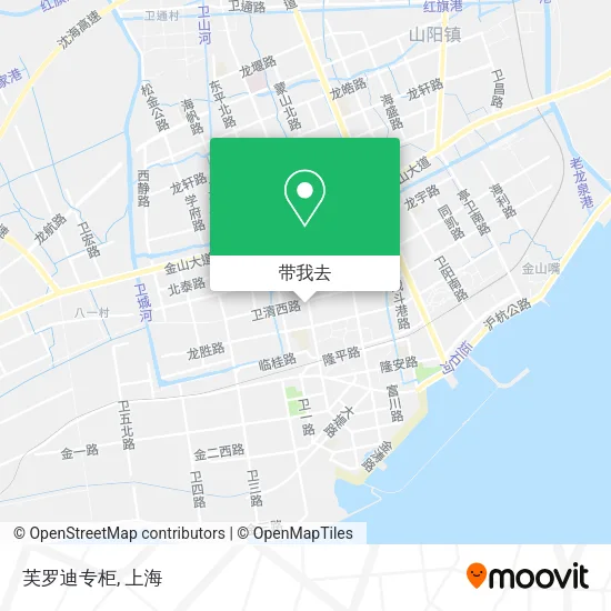 芙罗迪专柜地图