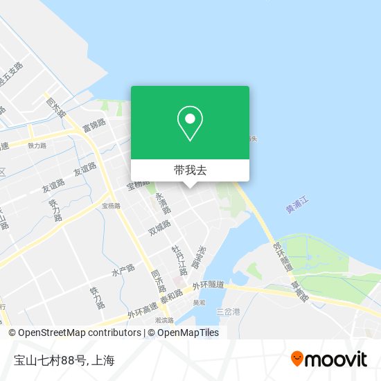 宝山七村88号地图