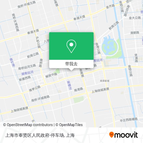 上海市奉贤区人民政府-停车场地图