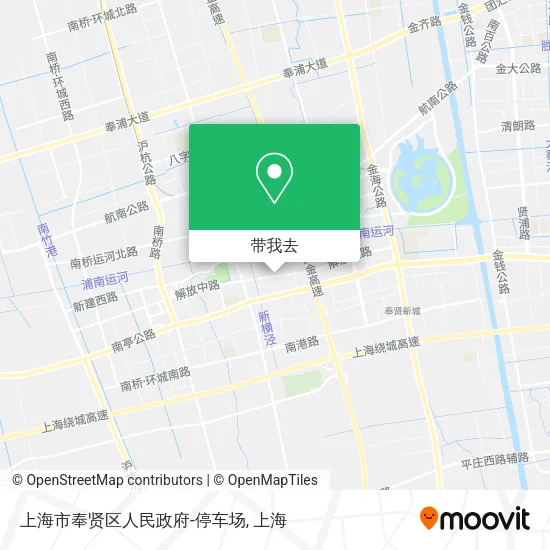 上海市奉贤区人民政府-停车场地图