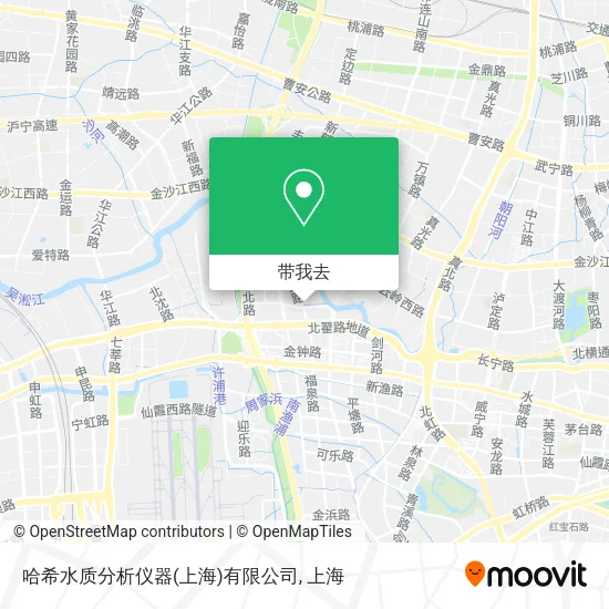哈希水质分析仪器(上海)有限公司地图