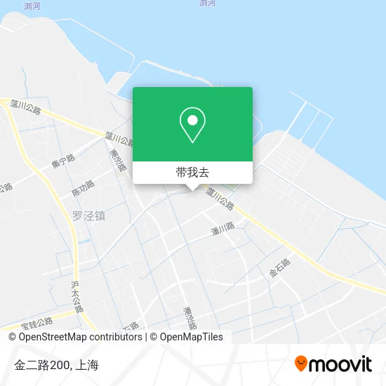 金二路200地图