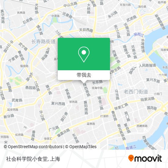 社会科学院小食堂地图