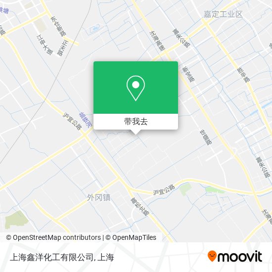 上海鑫洋化工有限公司地图