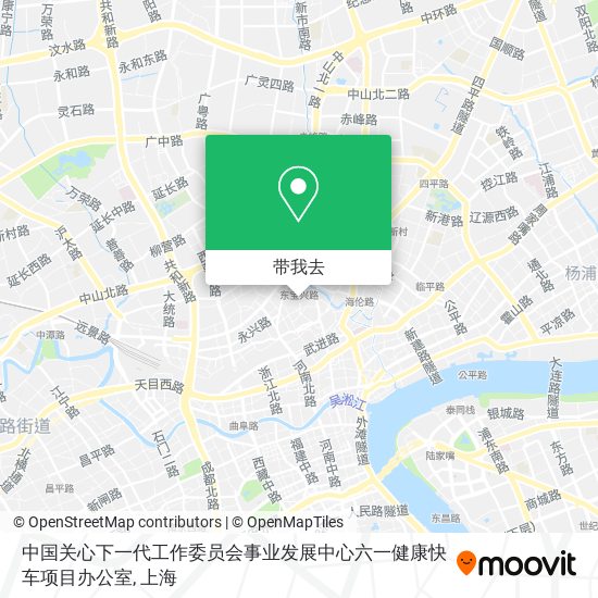 中国关心下一代工作委员会事业发展中心六一健康快车项目办公室地图