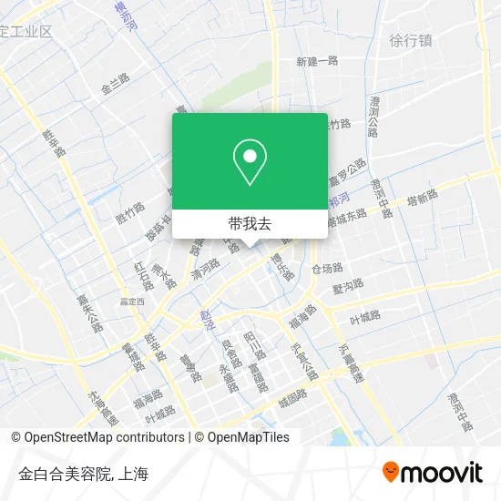 金白合美容院地图