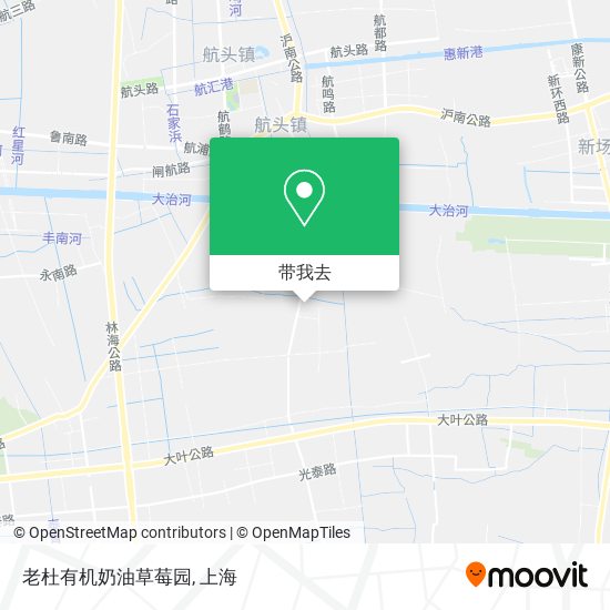 老杜有机奶油草莓园地图