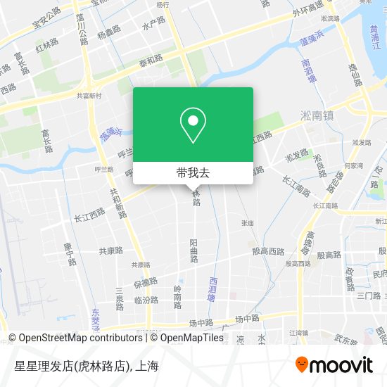 星星理发店(虎林路店)地图