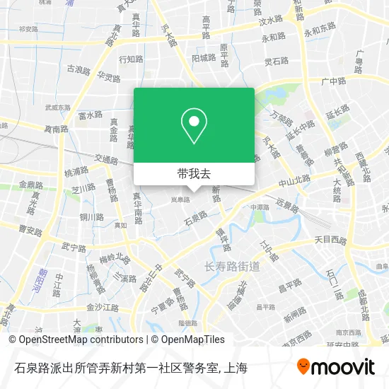 石泉路派出所管弄新村第一社区警务室地图
