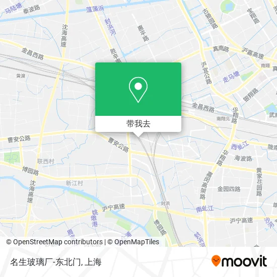 名生玻璃厂-东北门地图