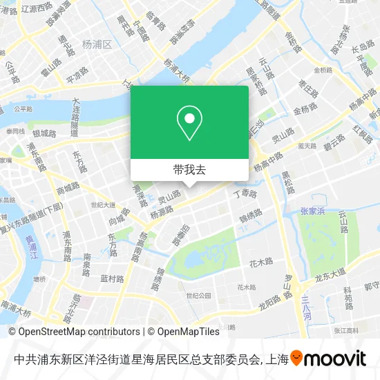 中共浦东新区洋泾街道星海居民区总支部委员会地图