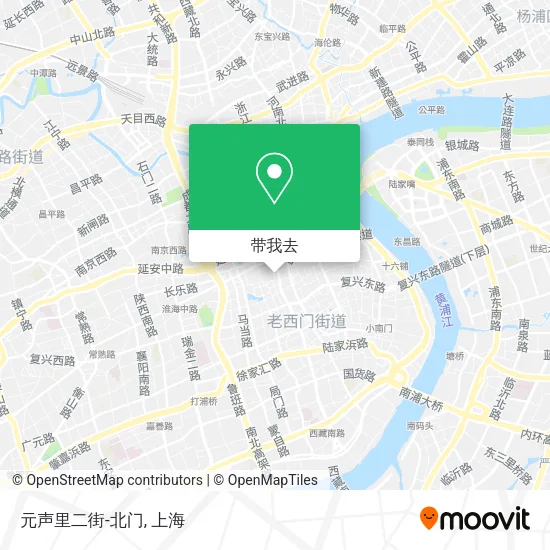 元声里二街-北门地图