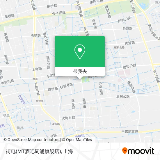 街电(MT酒吧周浦旗舰店)地图