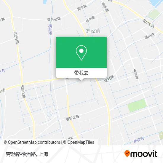 劳动路徐潘路地图