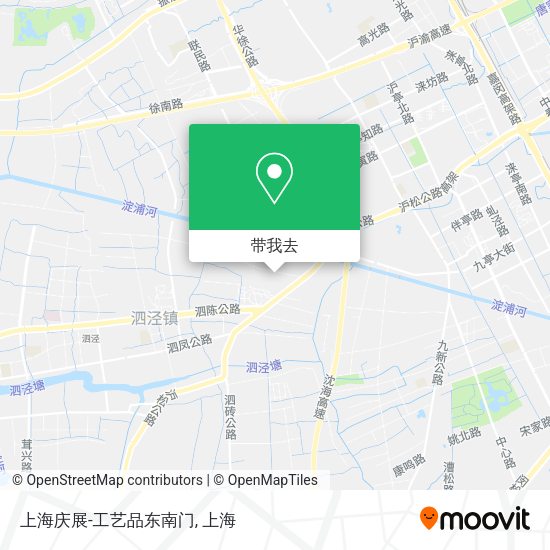 上海庆展-工艺品东南门地图