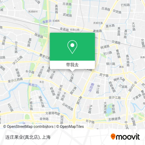 连庄果业(真北店)地图