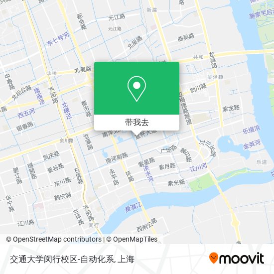 交通大学闵行校区-自动化系地图