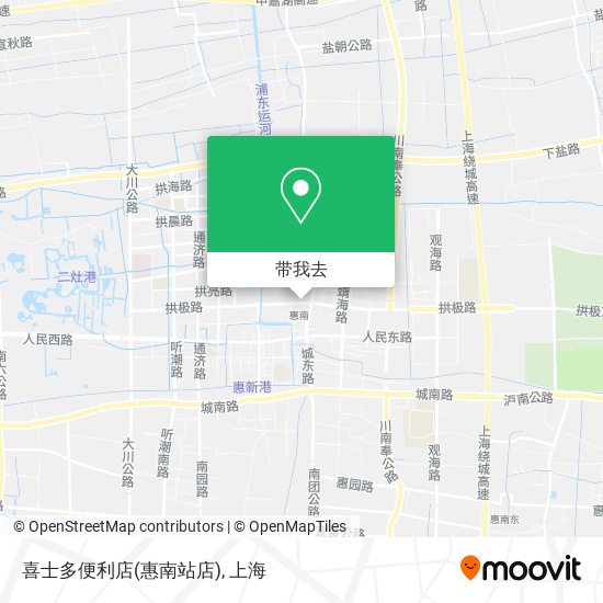 喜士多便利店(惠南站店)地图