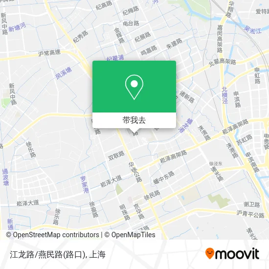 江龙路/燕民路(路口)地图