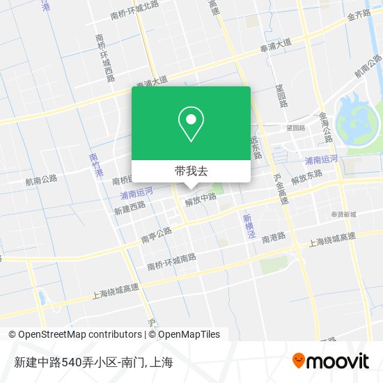 新建中路540弄小区-南门地图