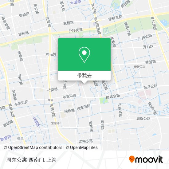 周东公寓-西南门地图