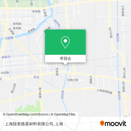 上海陆奎路基材料有限公司地图