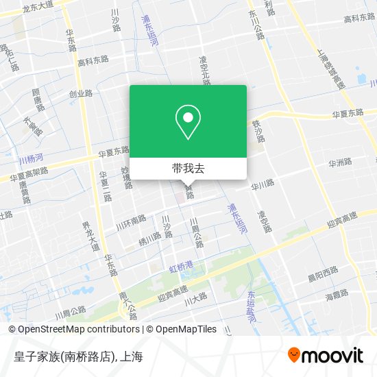 皇子家族(南桥路店)地图