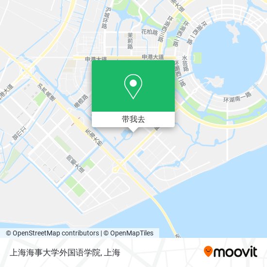 上海海事大学外国语学院地图