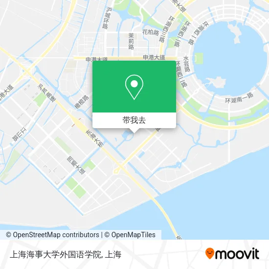 上海海事大学外国语学院地图