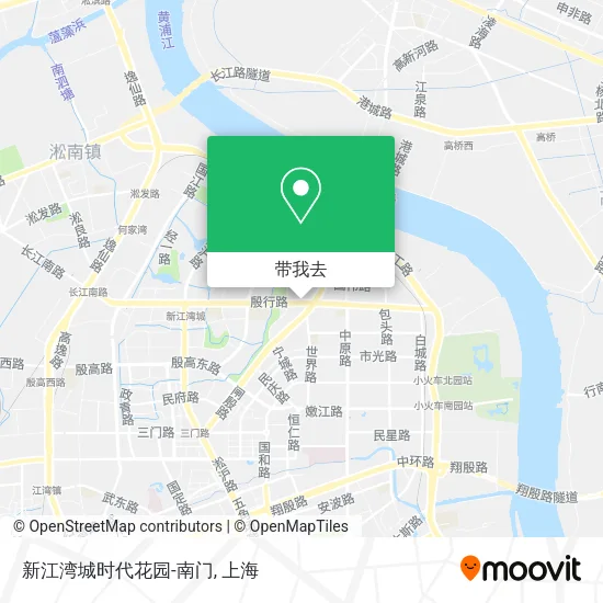 新江湾城时代花园-南门地图