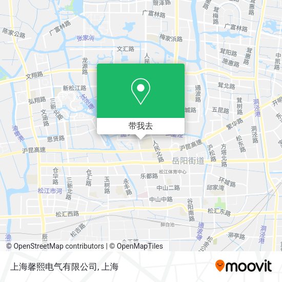 上海馨熙电气有限公司地图