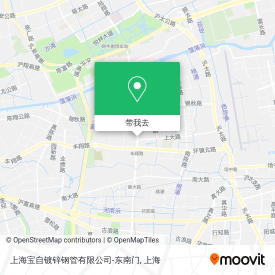 上海宝自镀锌钢管有限公司-东南门地图