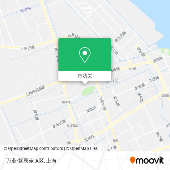 万业·紫辰苑-A区地图