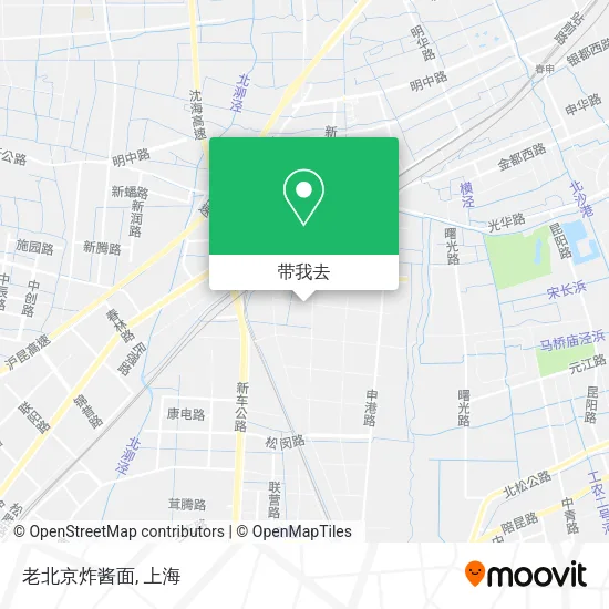 老北京炸酱面地图