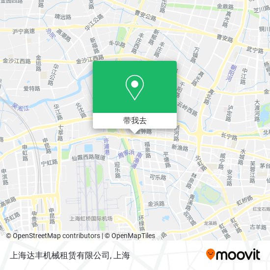 上海达丰机械租赁有限公司地图