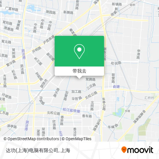 达功(上海)电脑有限公司地图