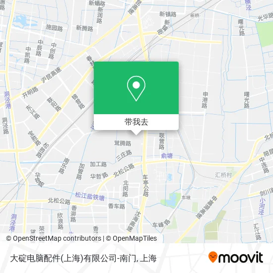 大碇电脑配件(上海)有限公司-南门地图