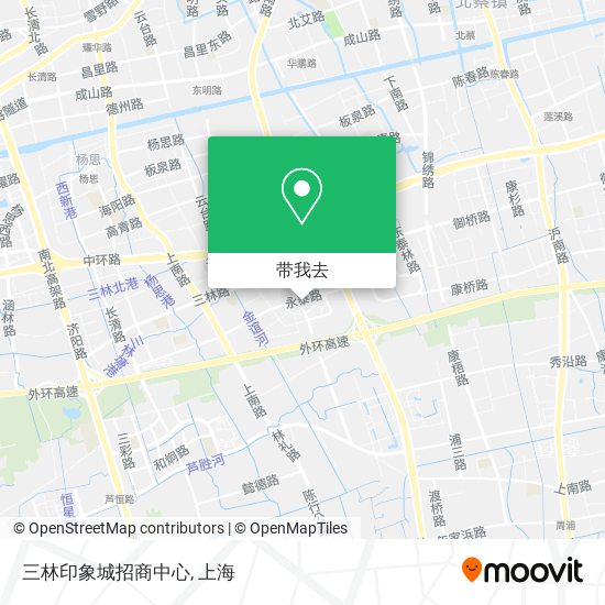 三林印象城招商中心地图