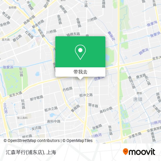 汇森琴行(浦东店)地图