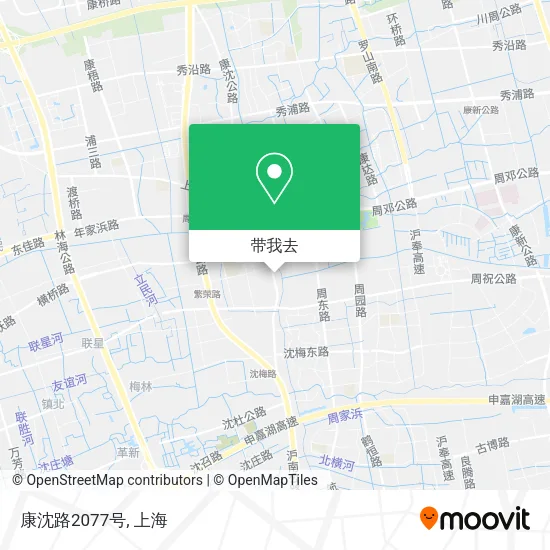 康沈路2077号地图