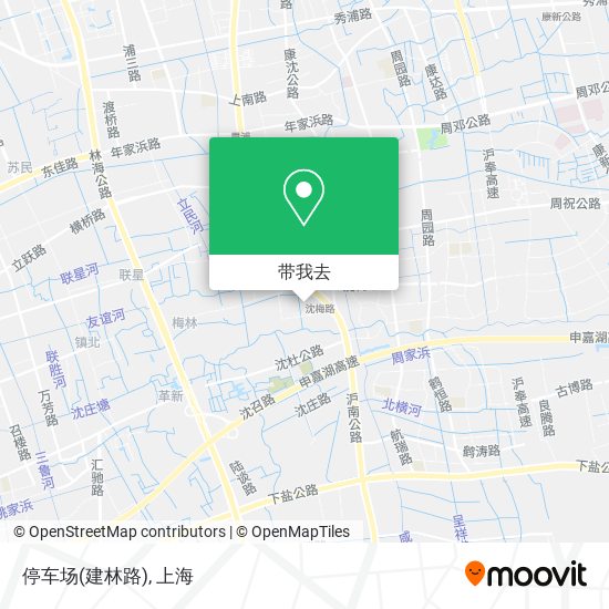 停车场(建林路)地图