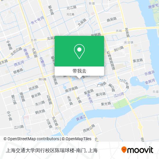 上海交通大学闵行校区陈瑞球楼-南门地图