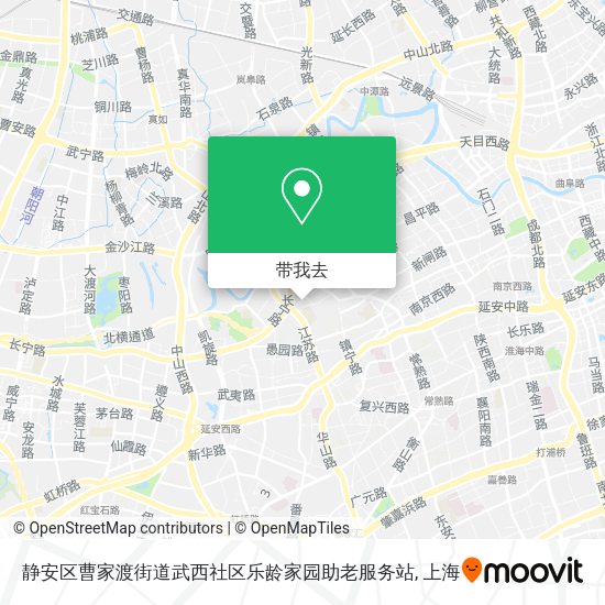 静安区曹家渡街道武西社区乐龄家园助老服务站地图