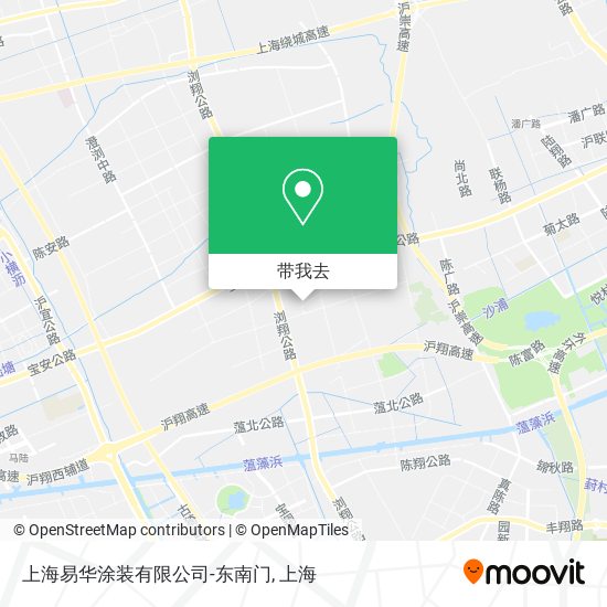 上海易华涂装有限公司-东南门地图
