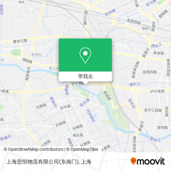 上海思恒物流有限公司(东南门)地图