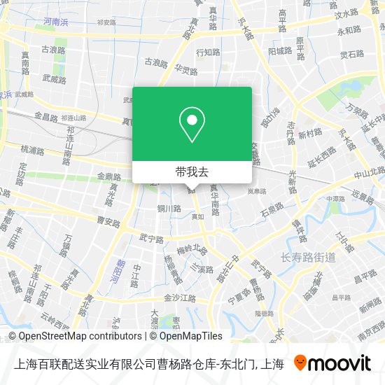 上海百联配送实业有限公司曹杨路仓库-东北门地图