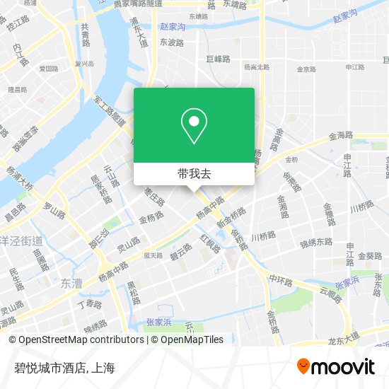 碧悦城市酒店地图